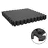 Piso Goma Eva Negro Pack 4 Unidades 60x60 cm