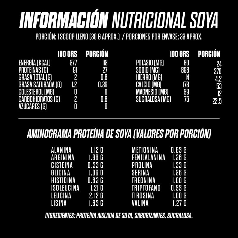 Proteina Vegetal Soya Gohard 1 Kg Banana