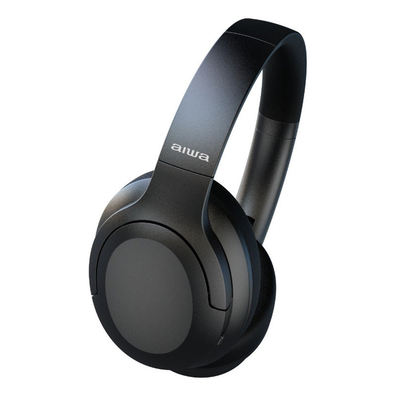 Audifonos Aiwa Con Cancelación De Ruido Aw-45anc Color Negro