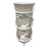 Mueble Organizador 3 Niveles Con Ruedas Estilo Redondo