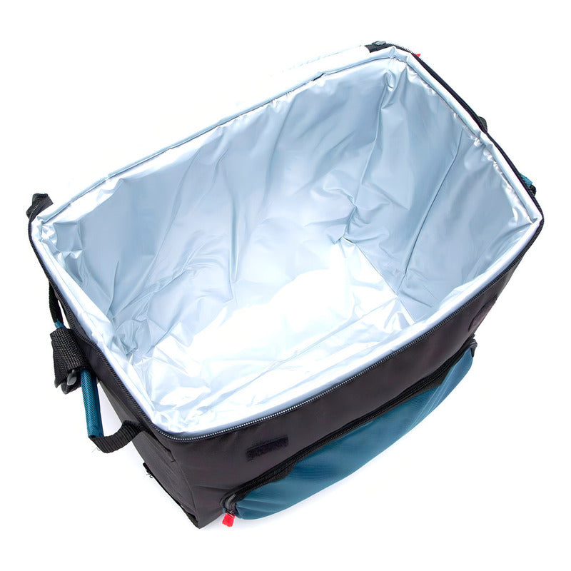Coleman Soft Cooler Plegable 54 Latas Camping Color Azul