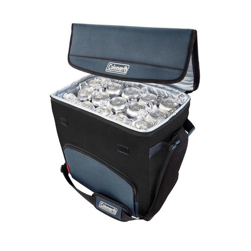 Coleman Soft Cooler Plegable 54 Latas Camping Color Azul