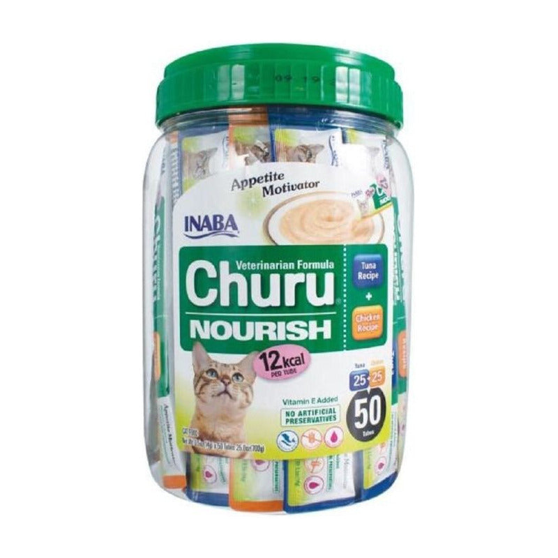 Churu Nourish Para Gatos Estimulante Del Apetito 50 Tubos
