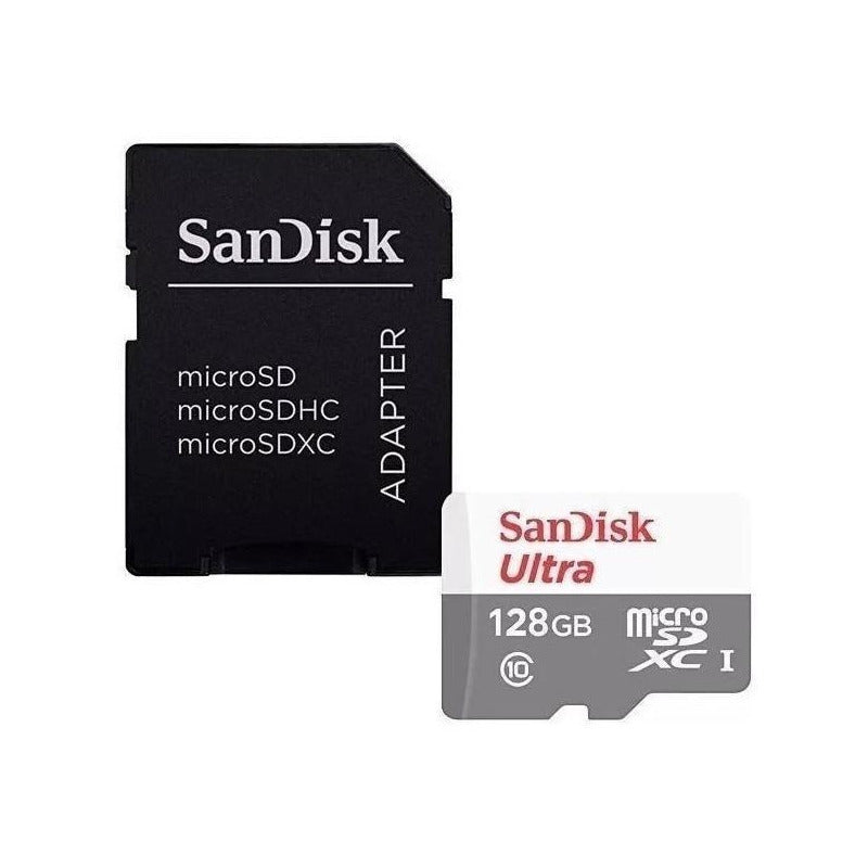 Tarjeta De Memoria Sandisk Sd 128g-gn6ta Ultra Con Adaptador