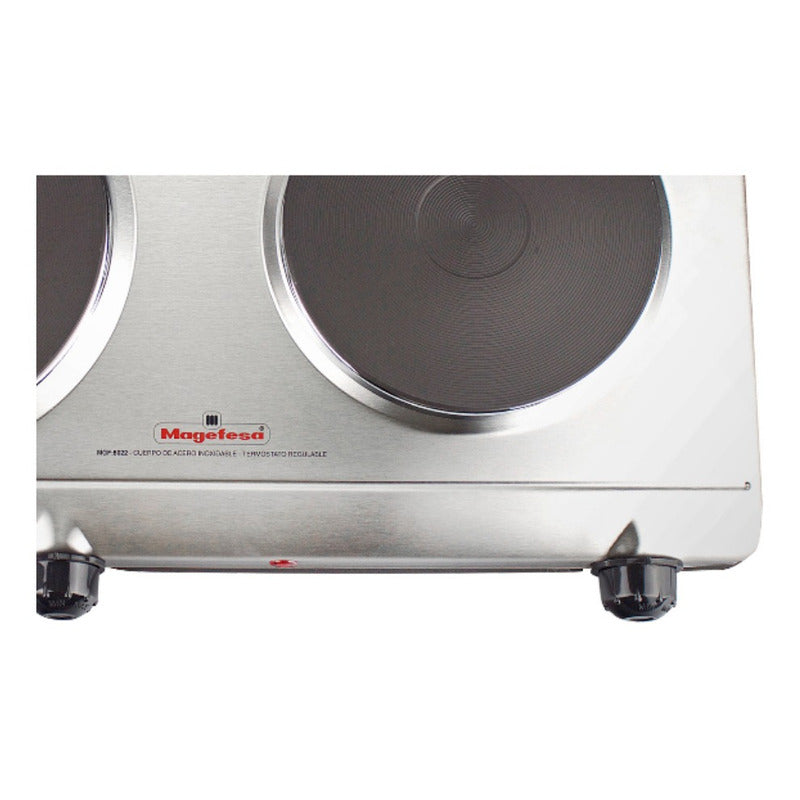 Encimera Eléctrica Magefesa® Dinamic Inox Duo