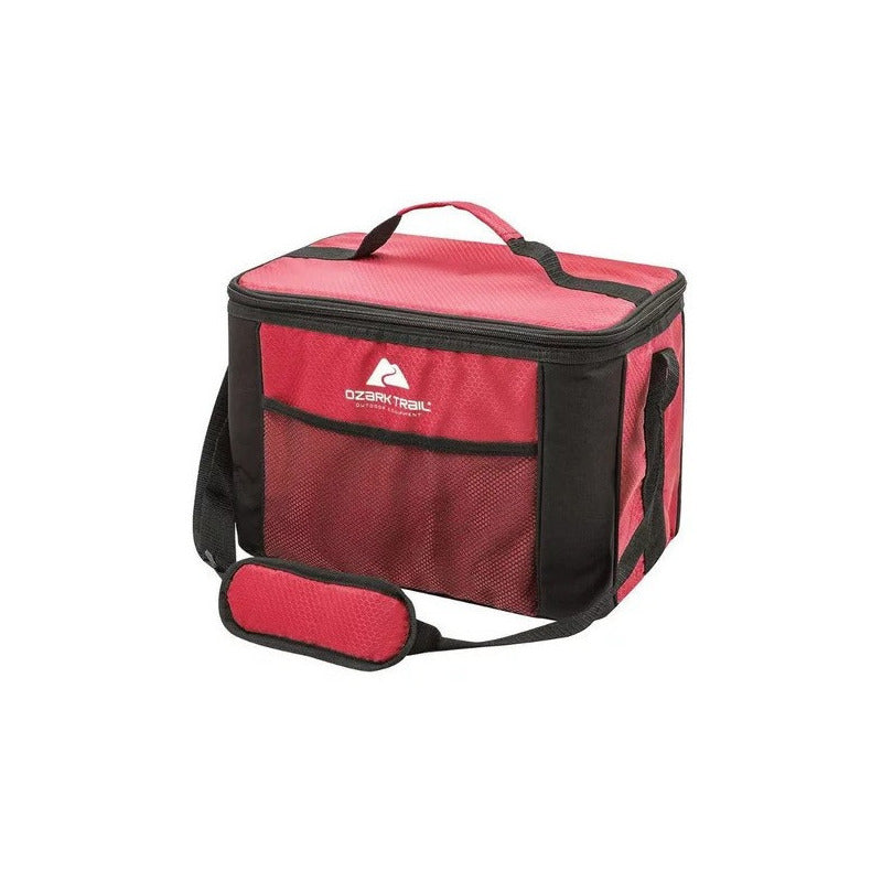 Cooler Soft Plegable 24 Latas Rojo
