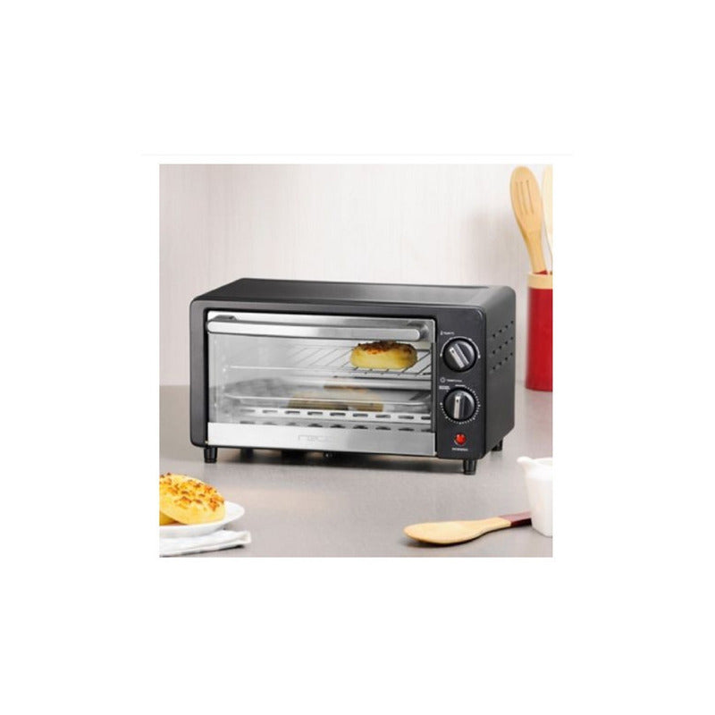 Horno Tostador 10 Lts Negro Recco Voltaje 110v RHE-10L