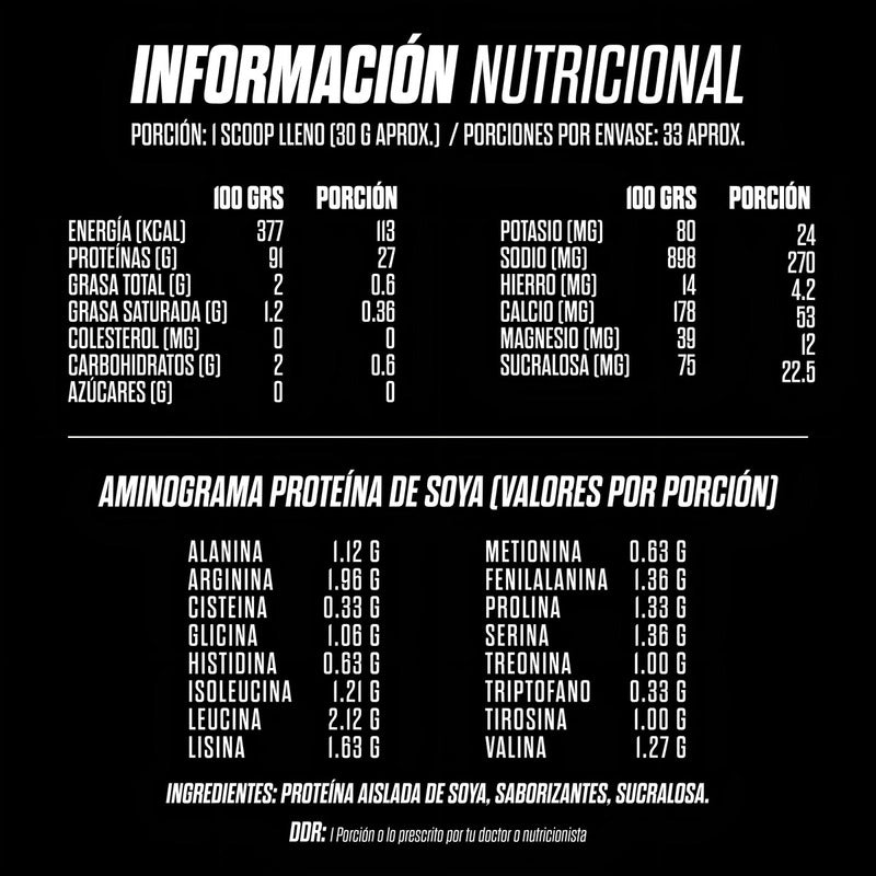 Proteína Vegetal - Brownie Chocolate - 33 Servicios - Gohard