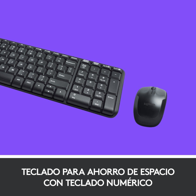 Kit Teclado Y Mouse Inalambrico Logitech MK220