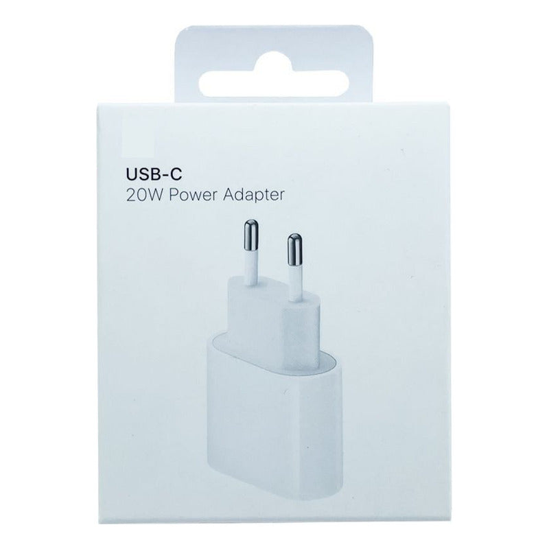 Cargador Carga Rápida 20w Apple + Cable 1m Usb-c A Lightning A2347