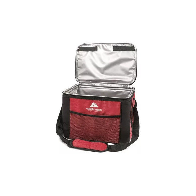 Cooler Soft Plegable 24 Latas Rojo