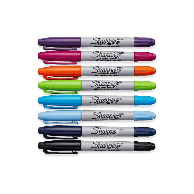 Set 8 Marcadores Sharpie Doble Punta Surtidos
