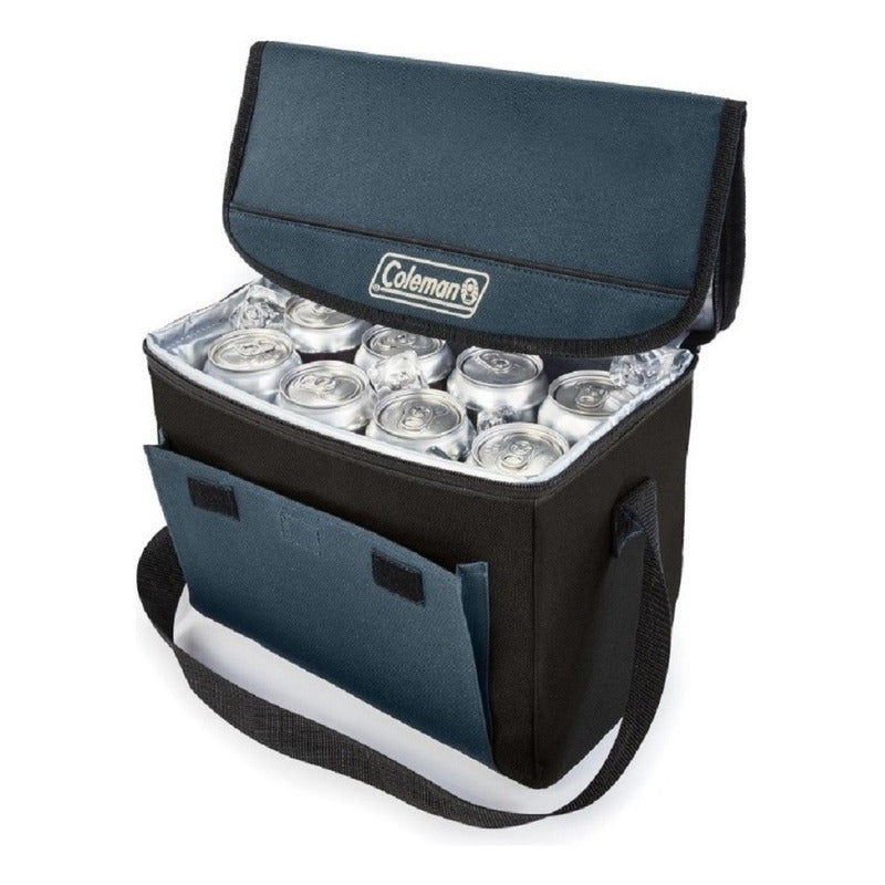 Hielera Flexible Termica 18 Latas 20 Horas Frio Azul Coleman