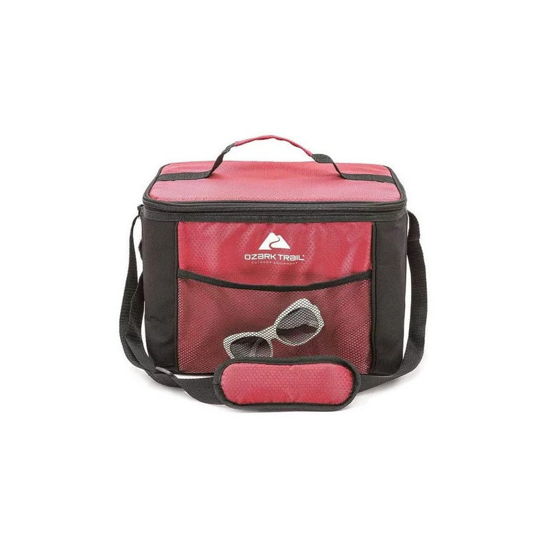 Cooler Soft Plegable 24 Latas Rojo