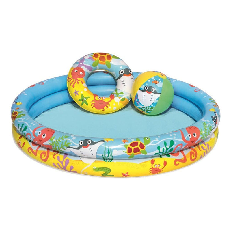 Piscina Infantil Redonda Bestway De 122cm 51124