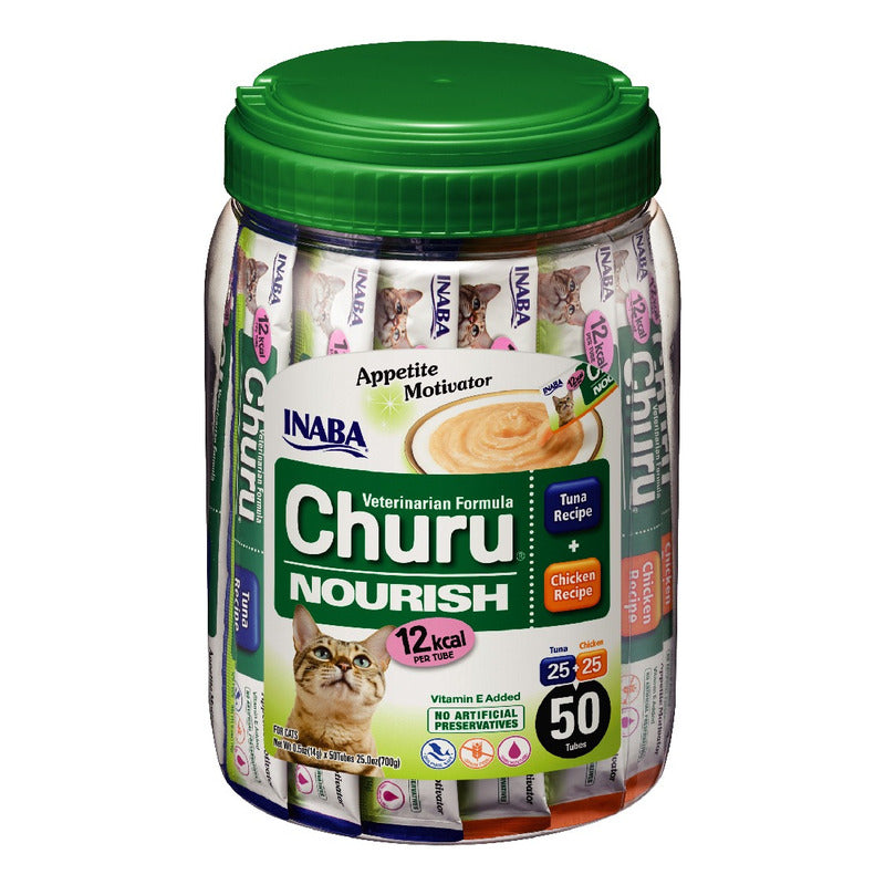 Churu Nourish Para Gatos Estimulante Del Apetito 50 Tubos