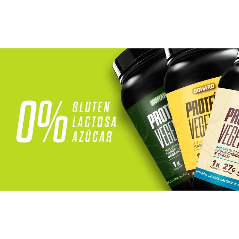 Proteína Vegetal Sabor Frutos Del Bosque Gohard Sabor Frutos Rojos