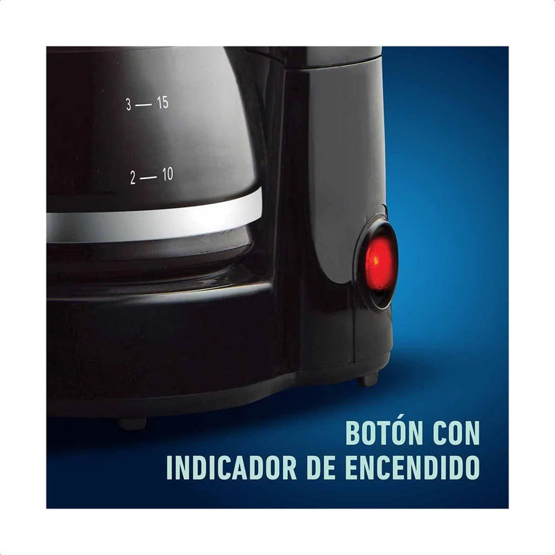 Cafetera De 5 Tazas Con Filtro Oster® Color Negro