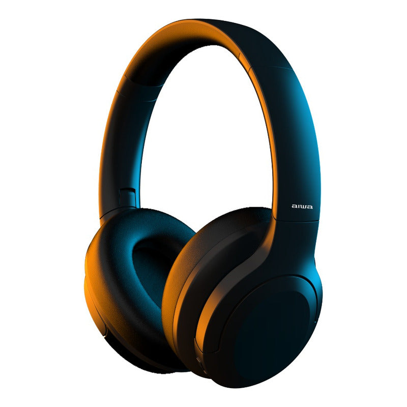 Audifonos Aiwa Con Cancelación De Ruido Aw-45anc Color Negro