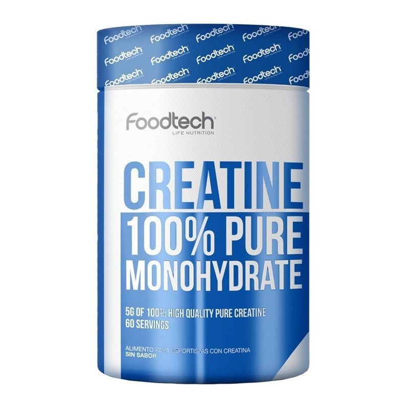 Creatine Monohydrate Suplemento Foodtech De 300g