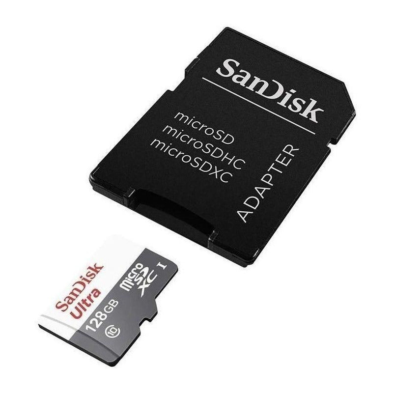 Tarjeta De Memoria Sandisk Sd 128g-gn6ta Ultra Con Adaptador