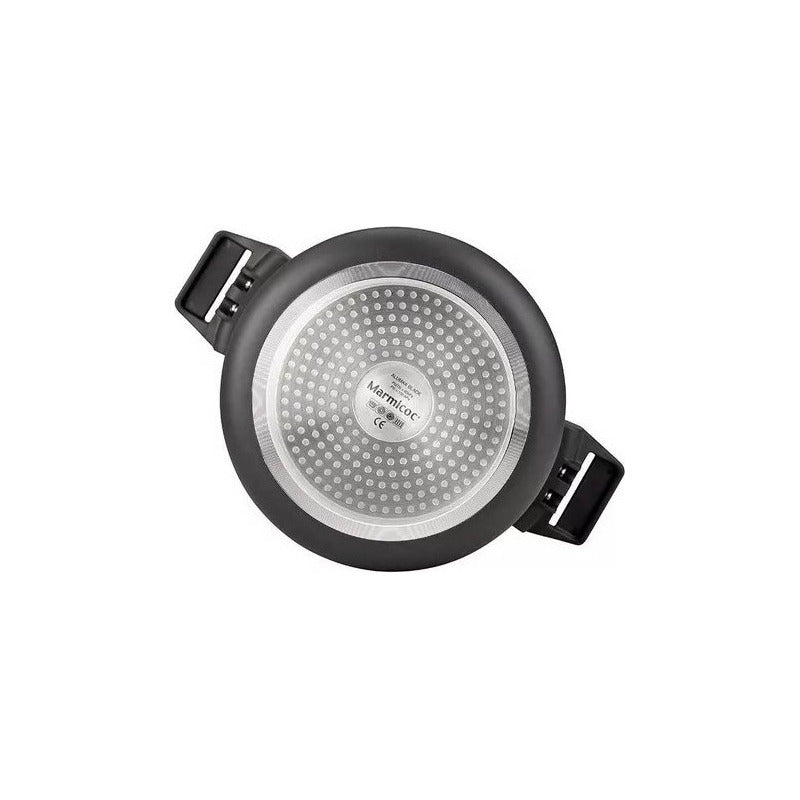 Olla A Presion Marmicoc Alumax Black 6 Lts Color Negro