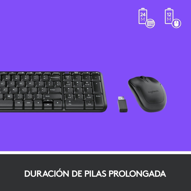 Kit Teclado Y Mouse Inalambrico Logitech MK220
