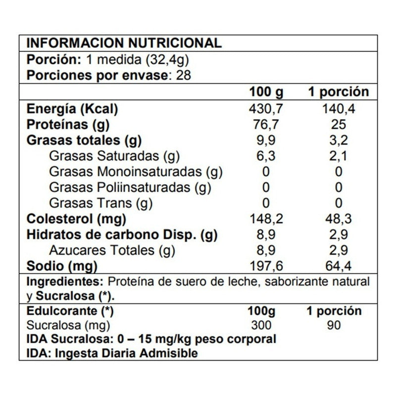 Whey Protein Premium Line 2 Lbs - Foodtech Smothie Vainilla