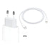 Cargador Carga Rápida 20w Apple + Cable 1m Usb-c A Lightning A2347