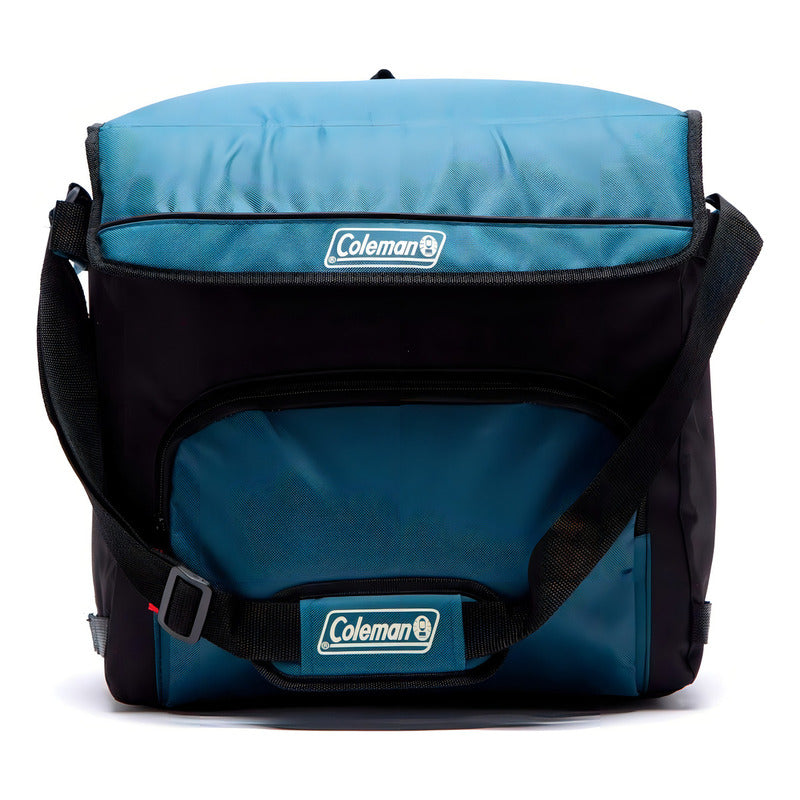 Coleman Soft Cooler Plegable 54 Latas Camping Color Azul