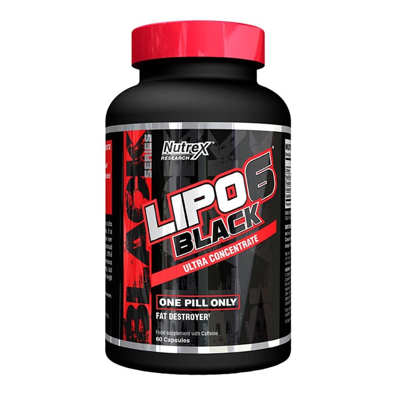 Lipo 6 Black Ultra Concentrate 60 Cápsulas Sin Sabor