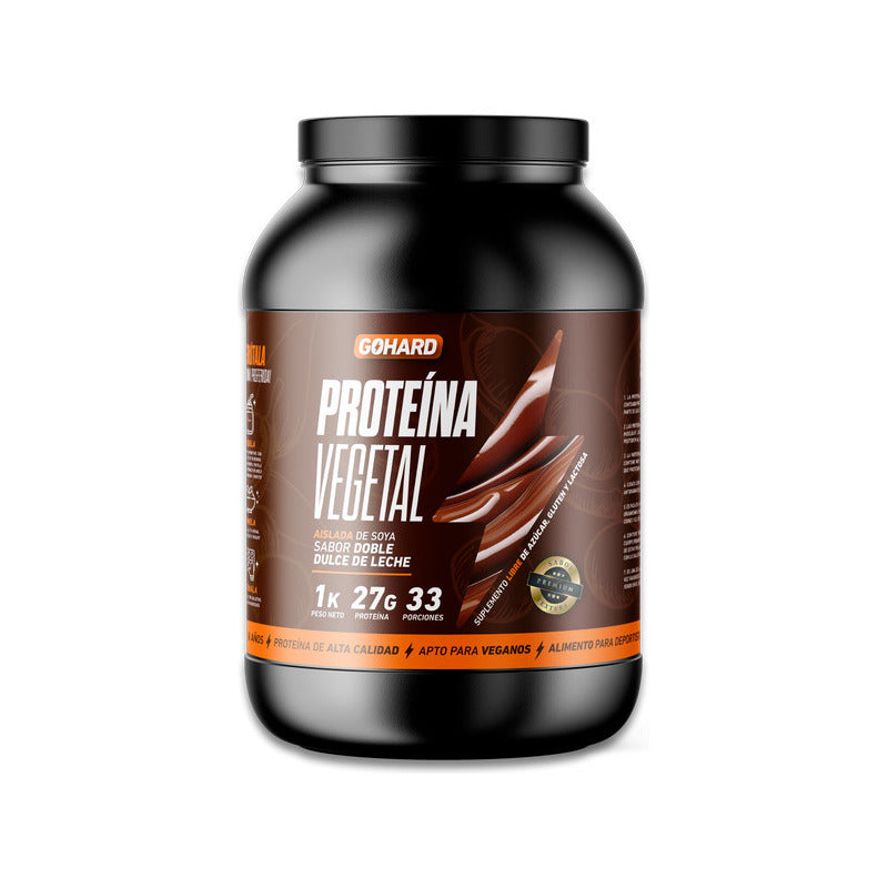Suplemento Gohard Proteína Vegetal Sabor Avellana Pote 1kg
