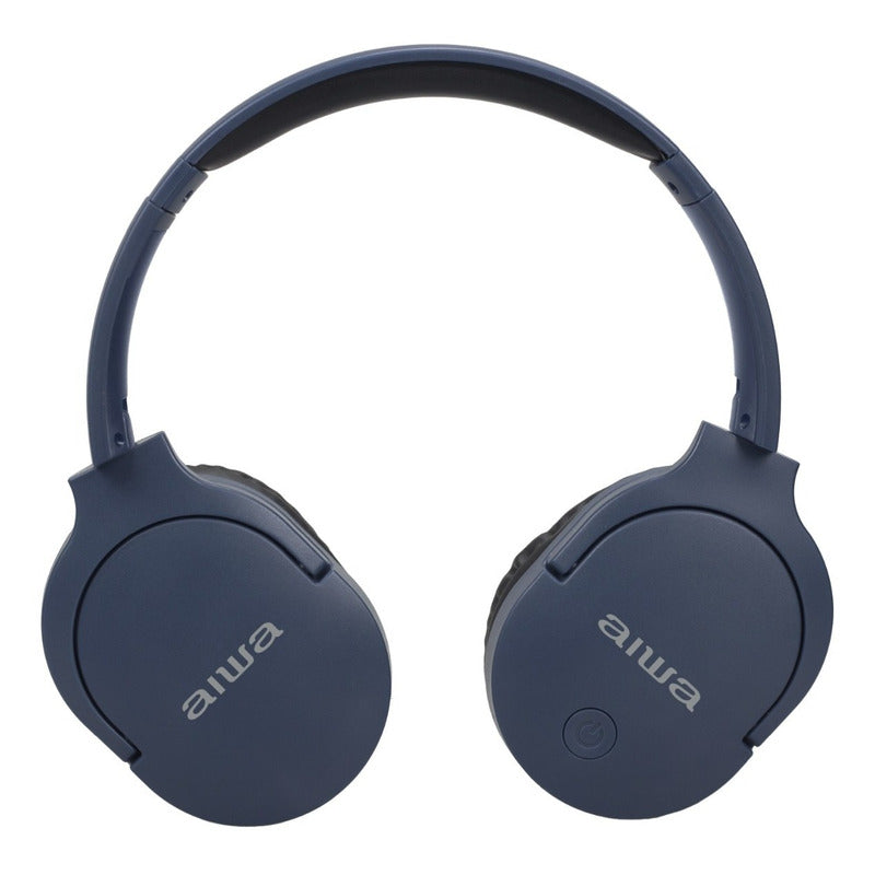 Audífonos Aiwa On-ear Bluetooth Micrófono Aw-K11B Color Azul