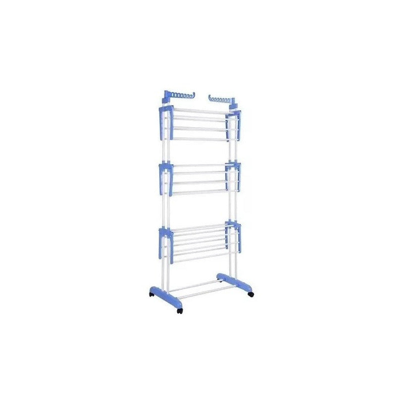 Tendedero Plegable Colgador Secador De Ropa Con Ruedas