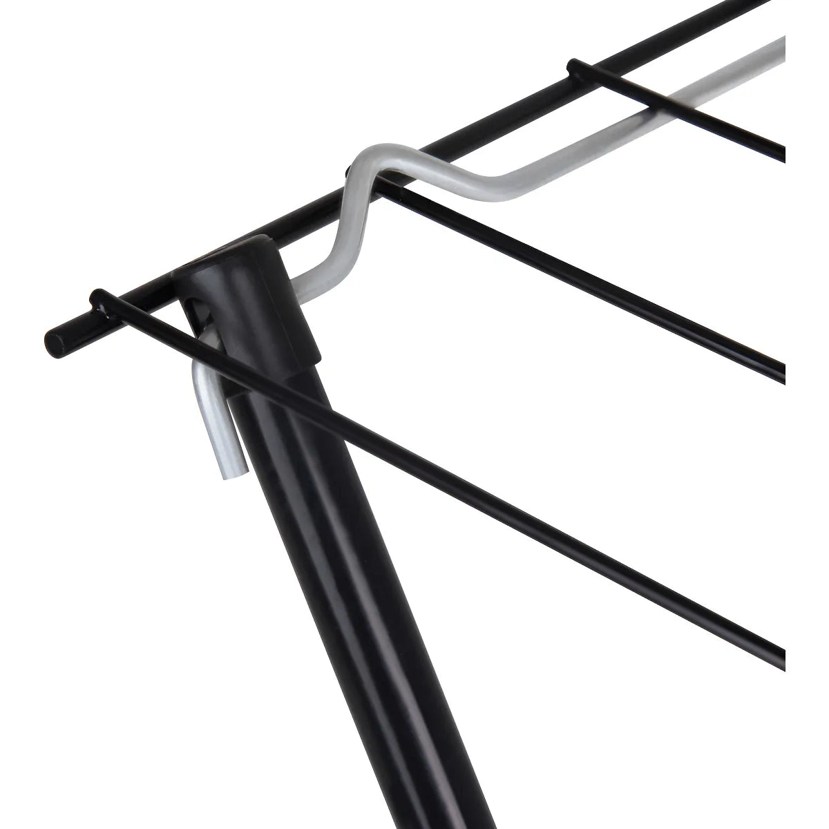Tendedero Colgador 79cm Plegable Mor Organizador Negro Negro