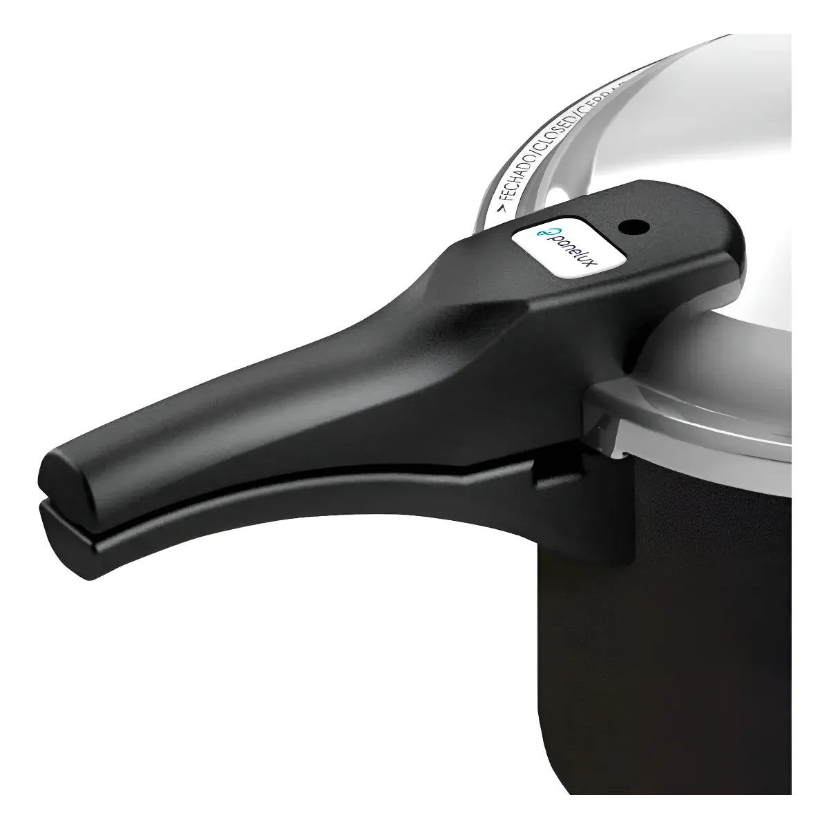 Olla A Presion 4.5 Litros Antiadherente Panelux Color Negro Negro