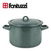 Olla Alta Fondo Fantuzzi 24cm Acero Vitrificado Color Verde