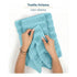 Toallas De Baño Juego 4 Unidades Cannon 400gr 100% Algodón Color Turquesa