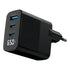 Cargador Carga Rápida 65w Master G Con Cable Usb-c Negro