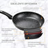 Batería De Cocina 8 Pzas Panelux Antiadherente Granito Negro Negro