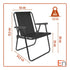 Silla Camping Mor Plegable Playera Reforzada Premium