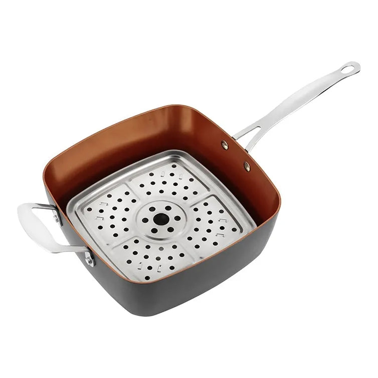 Sarten Multiusos Marmicoc 24 Cm Olla Freidora Antiadherente