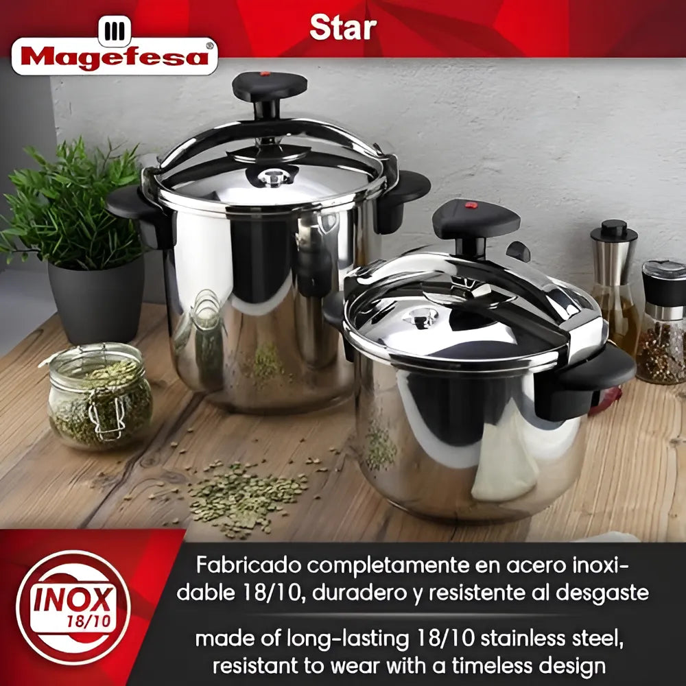 Olla A Presión Magefesa® Star 10 Lts