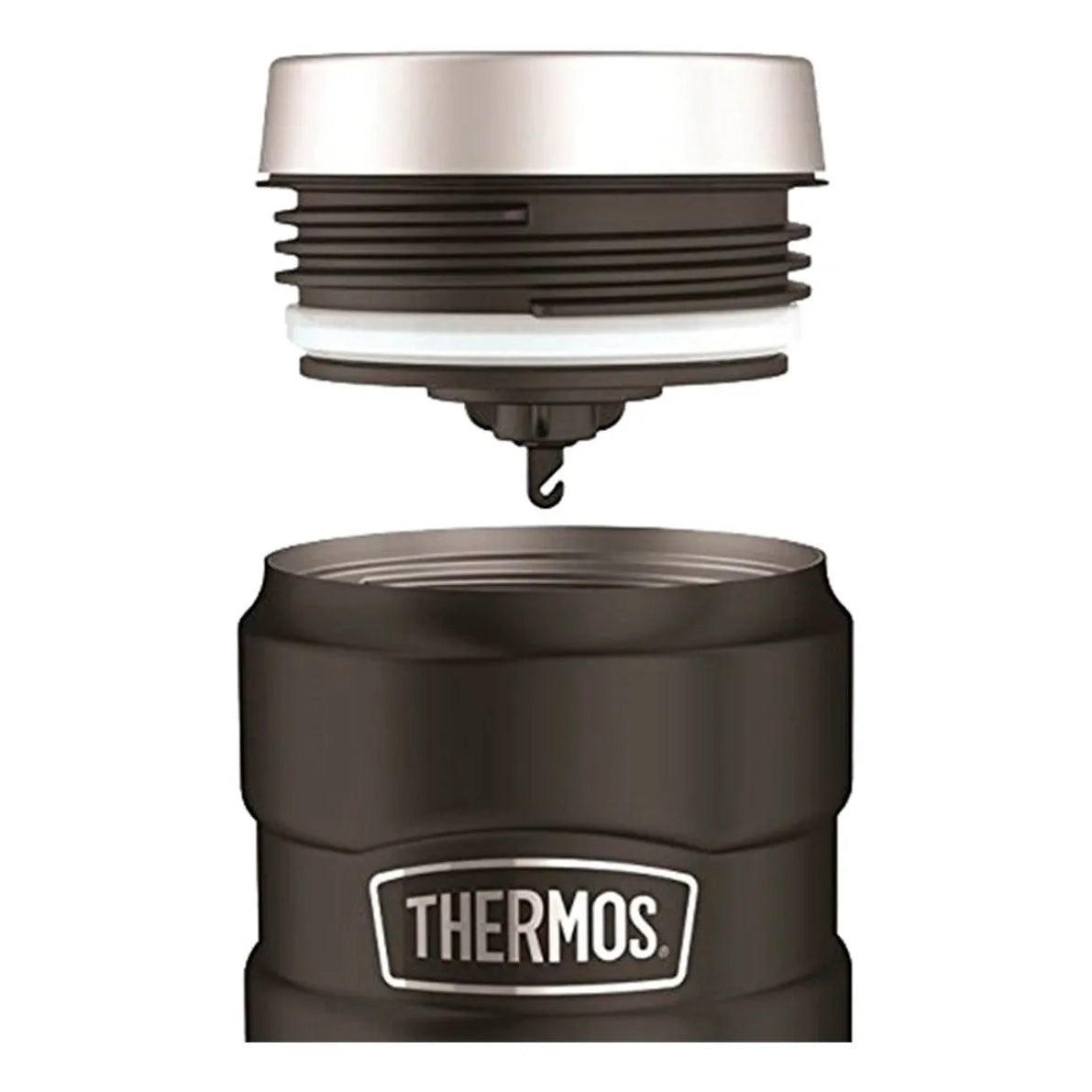 Termo Thermos Stainless King 470ml Negro Con Tapa