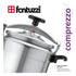 Olla A Presion 10 Litros Fantuzzi Comprezzo Aluminio Express