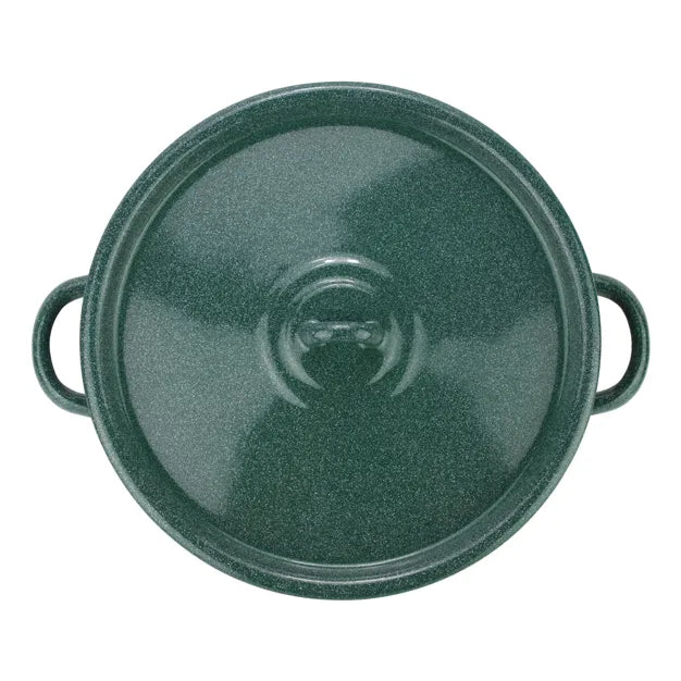 Olla Alta Fondo Fantuzzi 24cm Acero Vitrificado Color Verde
