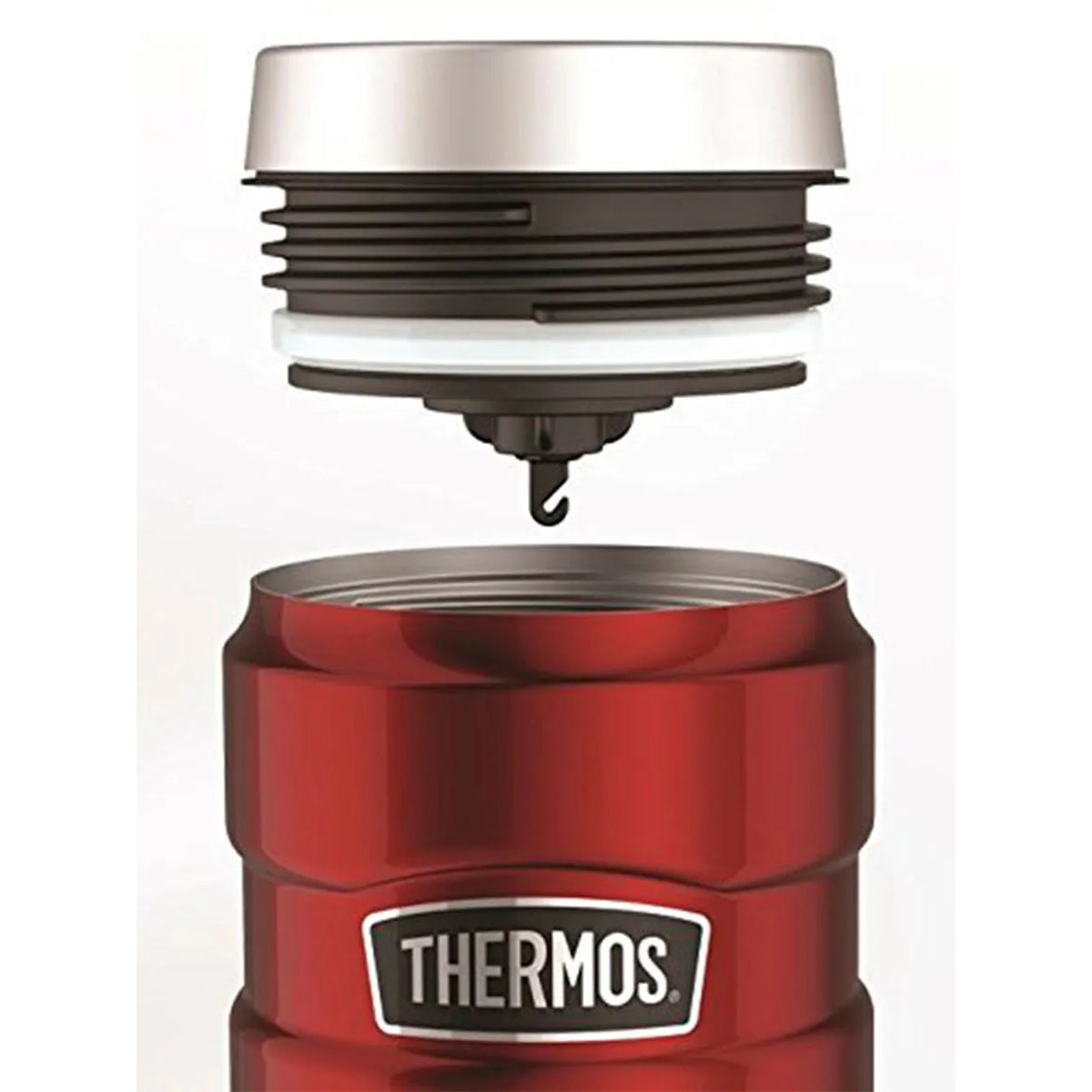 Termo Mug King Acero Inox 470 Ml Rojo - Thermos