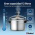 Olla A Presion Fantuzzi Comprezzo 12 Litros Coccion Rapida