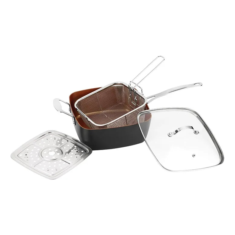 Sarten Multiusos Marmicoc 24 Cm Olla Freidora Antiadherente
