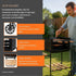 Parrilla Movil A Carbon Mor California Desmontable Acero